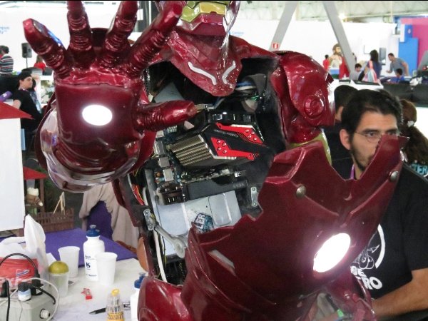 Casemod Iron Man ou Homem de ferro - Campus Party 2013